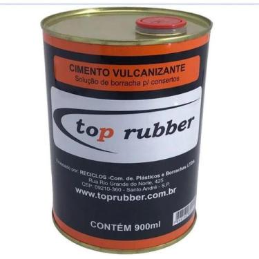 Imagem de Cola Pneu Borracharia Carro Moto Bicicleta Câmara Ar 900ml - TOP RUBBE