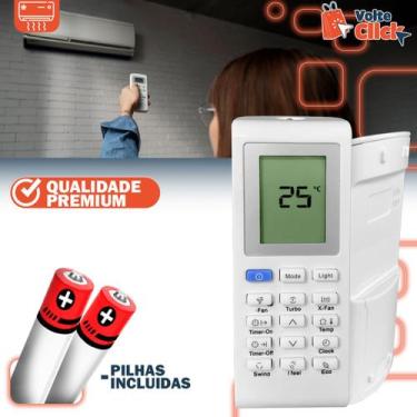 Imagem de Controle Remoto Universal compatível com Ar Condicionado Electrolux Co