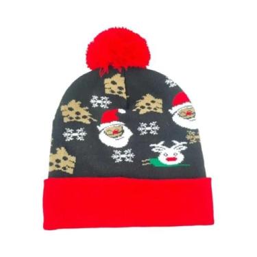 Imagem de Chapéu De Natal De Malha Quente Para Homens E Mulheres, Decoração De F