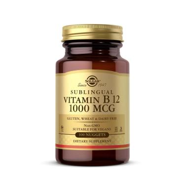 Imagem de Suplemento Solgar Vitamina B12 1000Mcg 100 Nuggets-Unissex