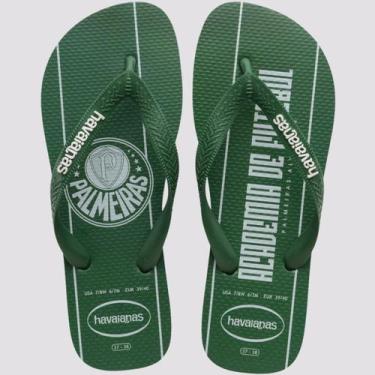 Imagem de Chinelo Havaianas Top Times Palmeiras 21040142 Verde Patria, Verde, 78