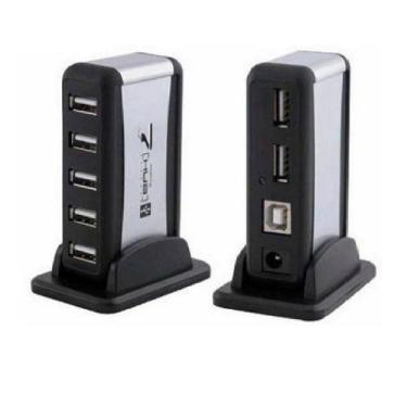 Imagem de Mini Hub Usb com 7 Portas em Torre com Fonte de Alimentação - ACTE