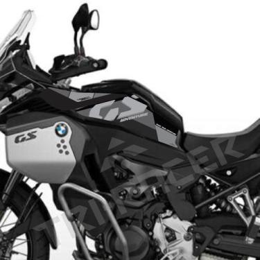 Imagem de Adesivo Protetor Carenagem Bmw F900 Gs Adv Kit Mapa - CINZA - TRI-RACE