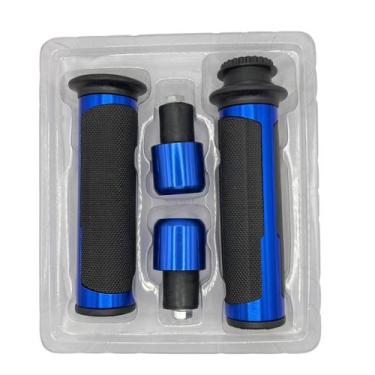 Imagem de Manopla de Punho para Moto - Conforto e Estilo na Pilotagem, Azul