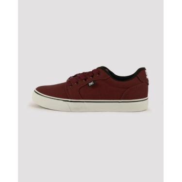 Imagem de Tênis DC Shoes Anvil TX LA - Wine/Black/White, 36