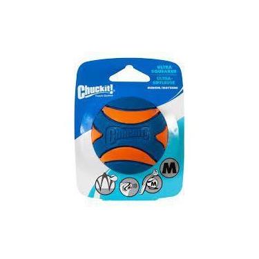 Imagem de Brinquedo para cães Bola Ultra Squeaker Chuck It com apito, M 1 unidad