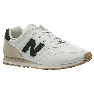 Imagem de Tenis Masculino Casual Versatil Estiloso New Balance 373 V2, Branco, 4