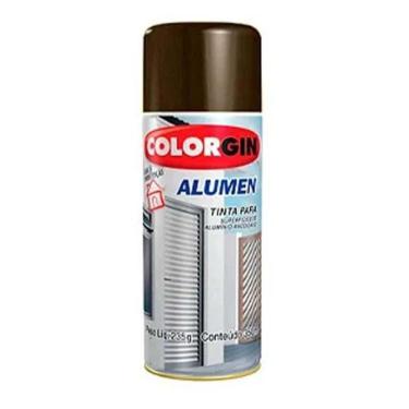 Imagem de Tinta Acrílica em Spray para Alumínio Spray Alumen Bronze 7002 Metálico Brilhante e Fosco Colorgin