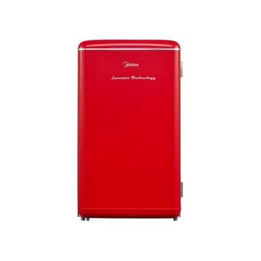 Imagem de Frigobar Retrô Vermelho 93L Inverter Midea MDRD142RTD323 Bivolt