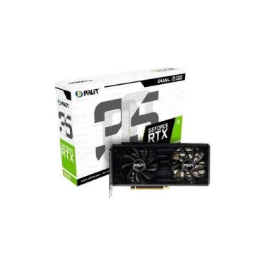 Imagem de Placa de Video Palit Geforce RTX 3050 Dual 8GB GDDR6 128 BITS - NE6305