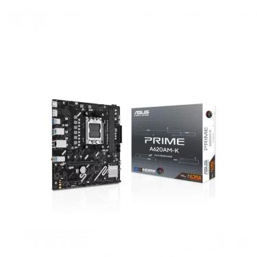 Imagem de Placa Mae Prime A620M-K AM5 DDR5 Micro ATX para Processadores Ryzen 9000 8000 7000 Asus