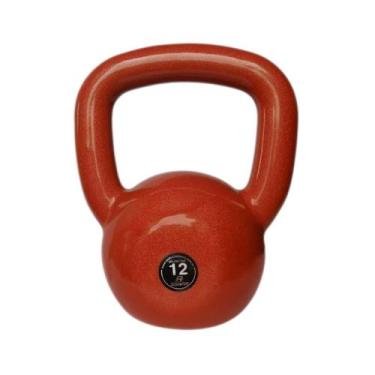 Imagem de Kettlebell Emborrachado Treinamento Funcional Fitness 12,0kg - ANILHAS