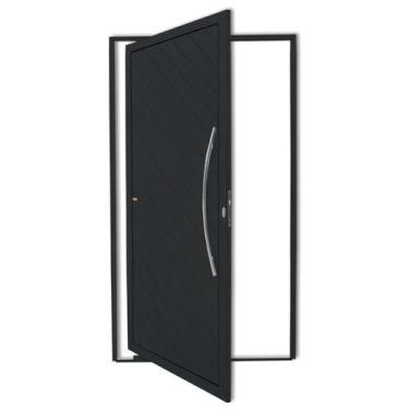 Imagem de Porta Pivotante Lambril Savana com Puxador Super 210cm x 100cm Brimak 