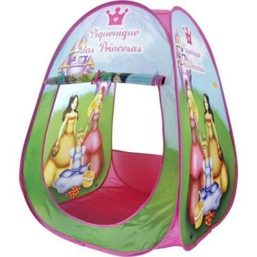 Imagem de Barraca Infantil Toca Piquenique Princesas Dobrável DM Toys