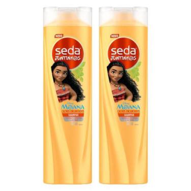 Imagem de Kit 2 Shampoos Seda Infantil Moana Juntinhos Cachos Encantados 300ml c