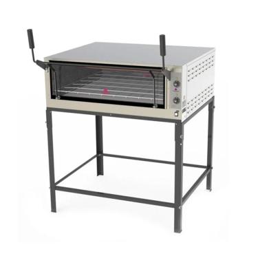 Imagem de Forno Refratário Elétrico Progás Elétrica PRPE-900 Aço Inox 91 cm com Convecção Cinza 110V
