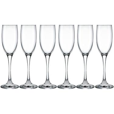 Imagem de Taça para Espumante Barone 190ML com Design Flute Fino e Alongado em Vidro Sodacal para Direcionar Borbulhas e Aromas