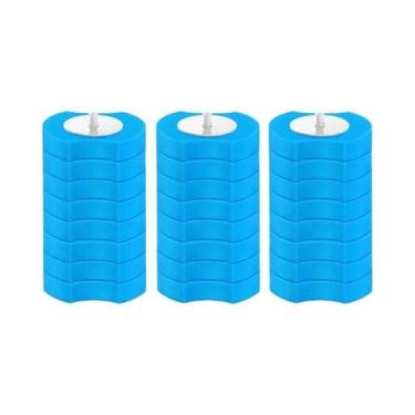 Imagem de 24 Unidades De Refil Descartável Para Vaso Sanitário: Esponjas De Limp
