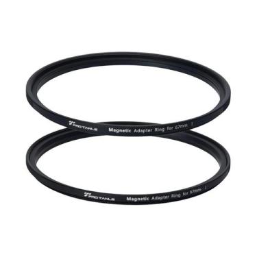 Imagem de Kit De Anéis Adaptadores Magnéticos De 67mm, 72mm, 77mm E 82mm Para Le