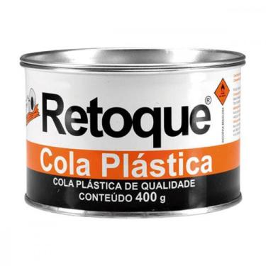 Imagem de Massa Plastica 400Gr Retoque Cinza - Kit C/12 Unidades