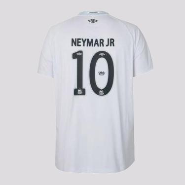 Imagem de Camisa Umbro Santos I 2025 10 Neymar Jr, EEG