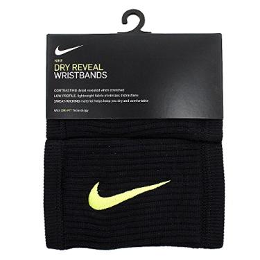 Imagem de Nike Pulseiras para adultos Dri-Fit Reveal DW 085 Black Volt, tamanho único