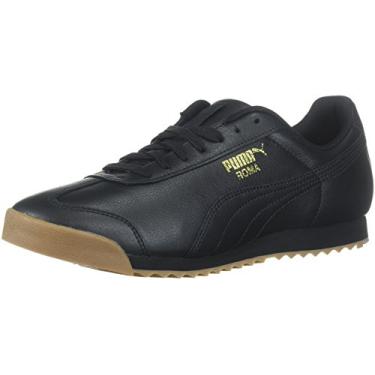 Imagem de PUMA Tênis masculino Roma, Preto-Team Gold Ss18, 4