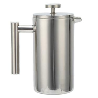 Imagem de Prensa francesa em aço inoxidável, Prensa francesa 1000ML para escritórios domésticos para amantes de café