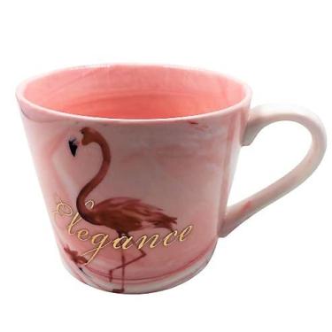 Imagem de Caneca De Cerâmica P Café/Chá Estampada Com Flamingo 350ml (Rosa)