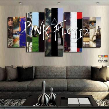 Imagem de Quadros Decorativos Musica Pink Floyd 63x130mt em Tecido