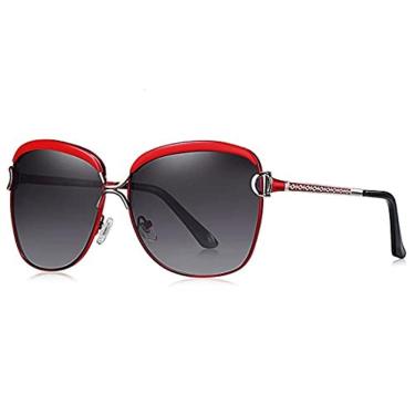 Imagem de Óculos de Sol Feminino BARCUR Estilo Borboleta Design Elegante Polarizado Proteção uv400