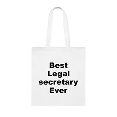 Imagem de Bolsa tote de Secretário Jurídico, a melhor bolsa de Secretário Jurídico, presente de Secretário Jurídico, bolsa de ombro de Secretário de Jurídico, bolsas reutilizáveis, ideia de