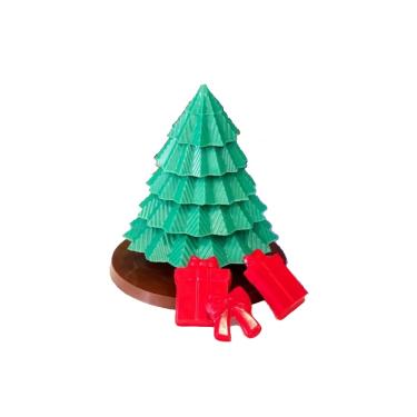 Molde Para Árvore De Natal De Chocolate 3D Cod 859 - Porto Formas