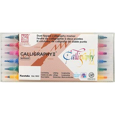 Imagem de Kuretake ZIG memory system Calligraphy U set of 6 colors (Japan Import)