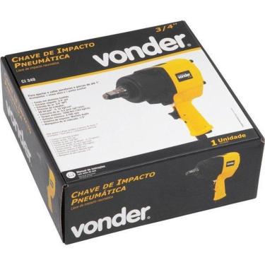 Imagem de Chave De Impacto Pneumática 3/4 1600 Nm 9,5 Pcm Tipo Pistol