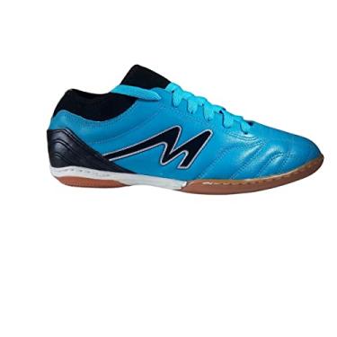 Imagem de Chuteira Tênis Futsal Mathaus Solista Botinha Cano Curto Cor:Azul;Tamanho:44;Gênero:Masculino