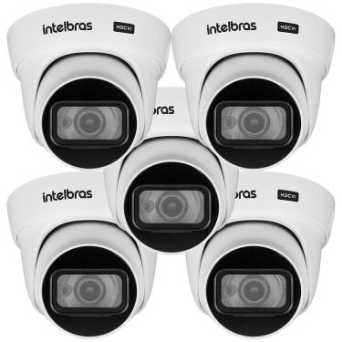 Imagem de Kit 5 Câmeras HDCVI 4K 8 Megapixel 2.8mm 20m VHD 5820 D 4K Intelbras