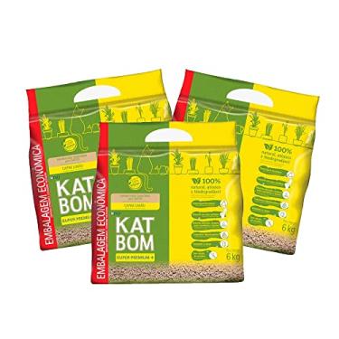 Imagem de Kit com 3 katbom Capim Limão 6kg