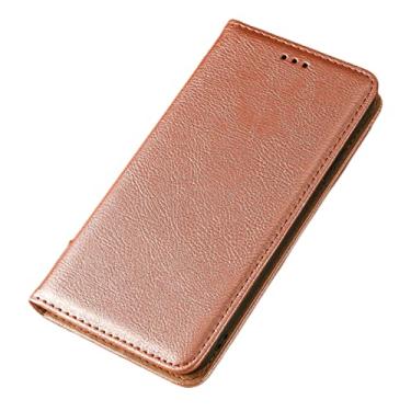 Imagem de YINGDAFENG Capa para iPhone 14 Pro, capa carteira magnética com slots para cartão e proteção da câmera em couro PU capa flip à prova de choque TPU capa interna, rosa