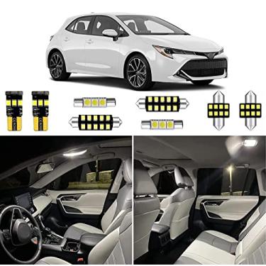 Imagem de 12 peças de luzes LED interiores Q50 substituição para 2014 2015 2016 2017 2018 2019 2020 Infiniti Q50 6000K Super Bright White interior de lâmpadas LED pacote + ferramenta de instalação