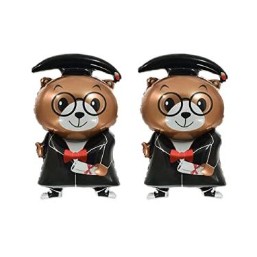 Imagem de AVMBC Balões de graduação, balões de urso de formatura - balões de urso de graduação 2022 para decoração de festa de formatura