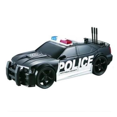Imagem de Brinquedo Carro De Policial Com Luz E Som E Fricção 1:16 Shiny Toys 00