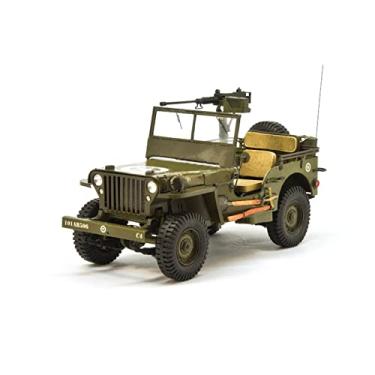 Imagem de TECKEEN 1/100 Scale US Army WWII SUV Model Paper Model Diecast Plane Model for Collection (Unassembled Kit )