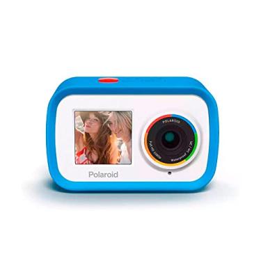 Imagem de Câmera Polaroid de ação Dual Screen WiFi 18 MP 4K HD com bateria recarregável e acessórios – Azul