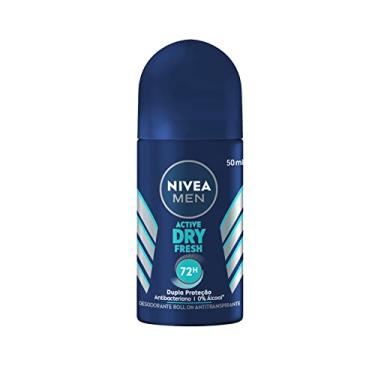 Imagem de NIVEA MEN Desodorante Antitranspirante Roll On Dry Fresh 50ml - Proteção prolongada de 72h, com dupla proteção antitranspirante, proteção extra seca, sem álcool, corantes e conservantes