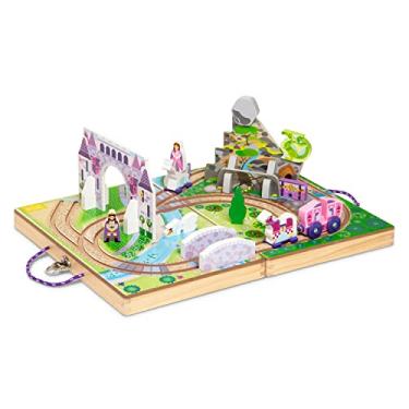 Imagem de Melissa & Doug Wooden Take-Along Tabletop Kingdom