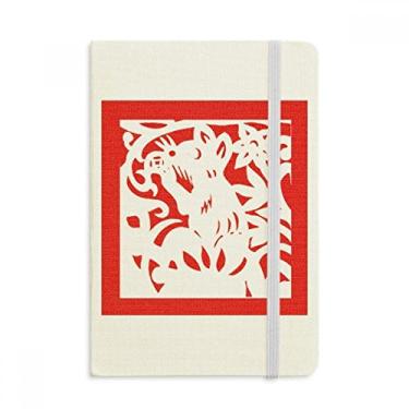 Imagem de Caderno de papel com estampa de animal do zodíaco chinês, capa dura oficial, diário clássico