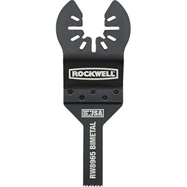 Imagem de Rockwell RW8965 Sonicrafter Multiferramenta oscilante Vida prolongada Madeira e lâmina de corte de unha, 9,5 mm