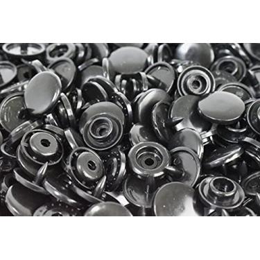 Imagem de Botão Botões de Pressão Tic Tac Plástico Preto Nº 12 50und