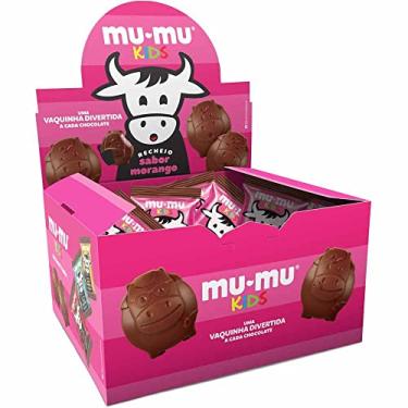 Imagem de Chocolate ao Leite com Recheio de Morango Mu-Mu Kids c/24 un